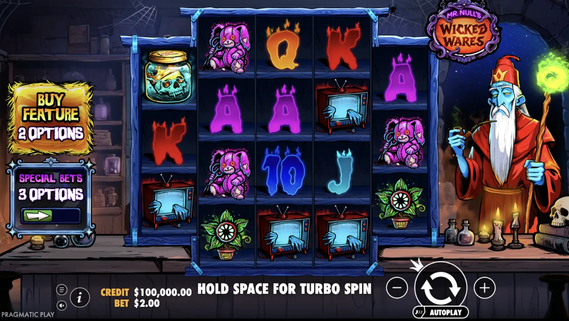 casino game Mr Null’s Wicked Wares